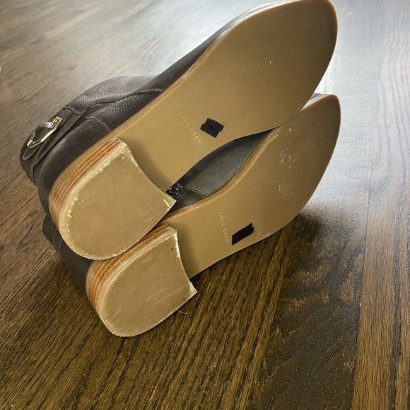 Cole Haan Lilah Buckle Ankle Boot 9.5 Brown Leather - Picture 6 of 6